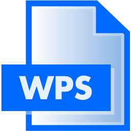 WPS File Extension Icon 256x256 png